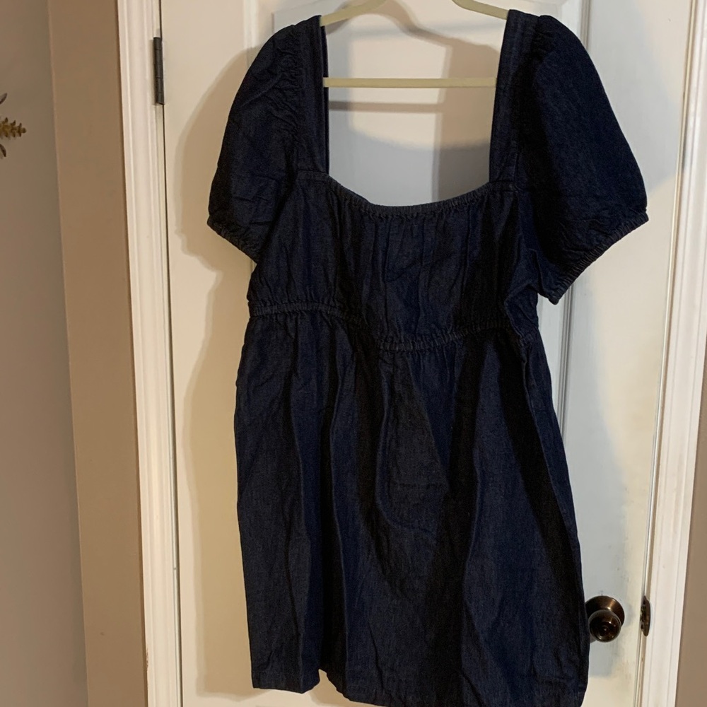 J. Crew Navy Midi Dress